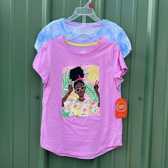 Girls Romper Denim Shorts & T-Shirt 7-Piece Bundle Size M - Picture 4 of 13